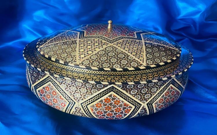 عکس آجیل خوری سایز بزرگ خاتم شیراز کد 12