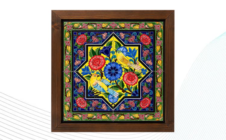 تابلو کاشی هفت رنگ و صنایع دستی 